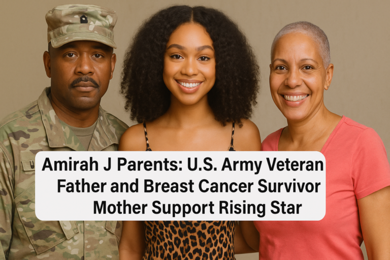 Amirah J Parents: U.S. Army Veteran Father and Breast Cancer Survivor Mother Support Rising Star