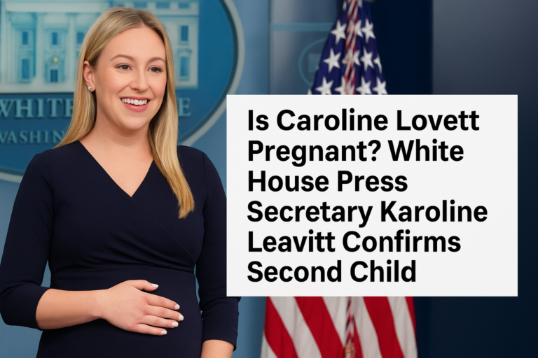 Is Caroline Lovett Pregnant? White House Press Secretary Karoline Leavitt Confirms Second Child