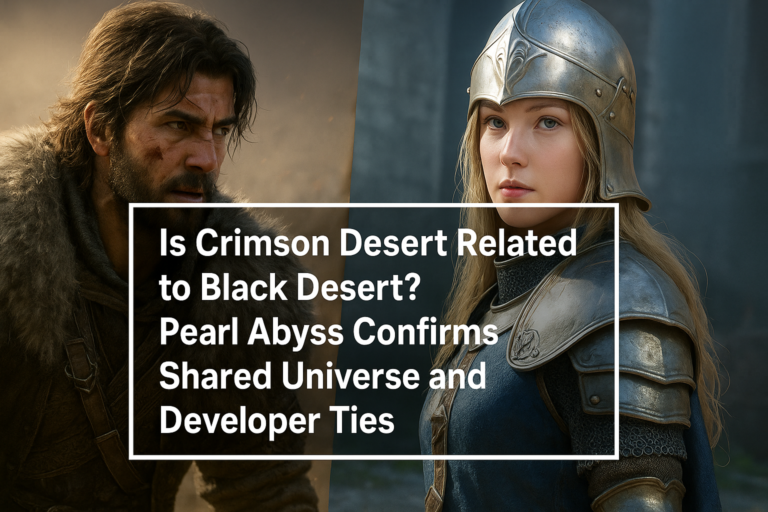 Is Crimson Desert Related to Black Desert? Pearl Abyss Confirms Shared Universe and Developer Ties