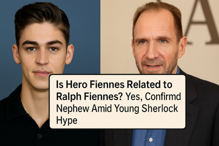 Is Hero Fiennes Related to Ralph Fiennes? Yes, Confirmed Nephew Amid Young Sherlock Hype