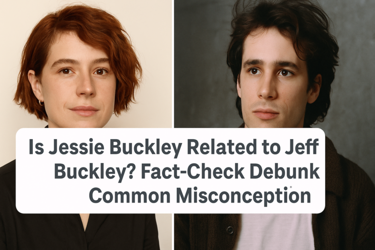 Is Jessie Buckley Related to Jeff Buckley? Fact-Check Debunks Common Misconception