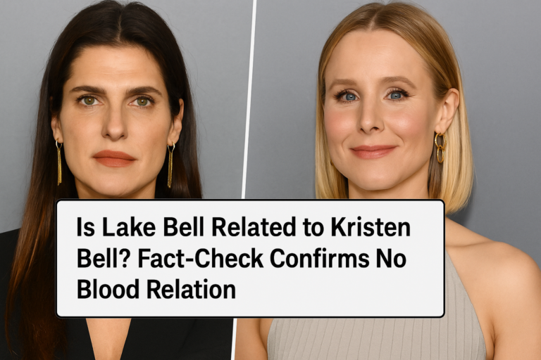 Is Lake Bell Related to Kristen Bell? Fact-Check Confirms No Blood Relation