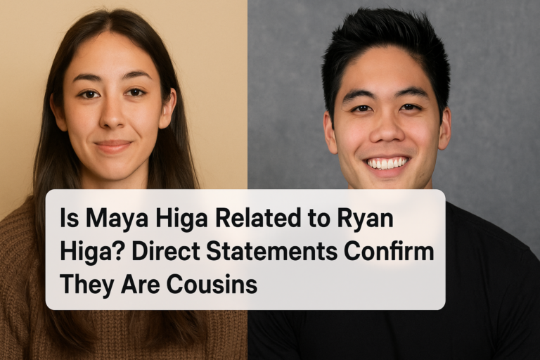 Is Maya Higa Related to Ryan Higa? Direct Statements Confirm They Are Cousins