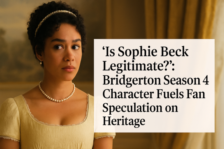 ‘Is Sophie Beck Legitimate?’: Bridgerton Season 4 Character Fuels Fan Speculation on Heritage