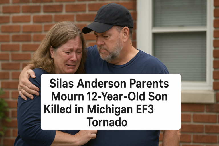 Silas Anderson Parents Mourn 12-Year-Old Son Killed in Michigan EF3 Tornado