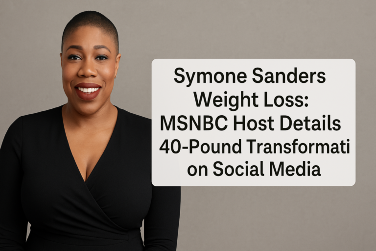 Symone Sanders Weight Loss: MSNBC Host Details 40-Pound Transformation on Social Media