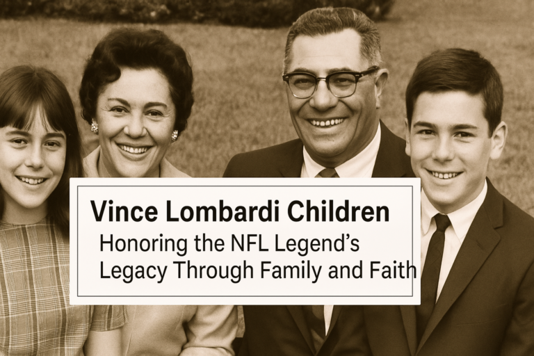 Vince Lombardi Children: Honoring the NFL Legend’s Legacy Through Family and Faith